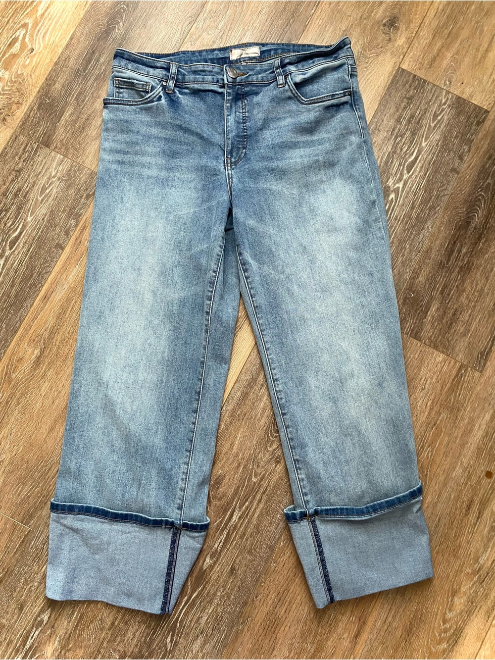 KUT from the Kloth Jeans Womens 10 Charlotte Fab Ab Culotte Wide Leg High Rise